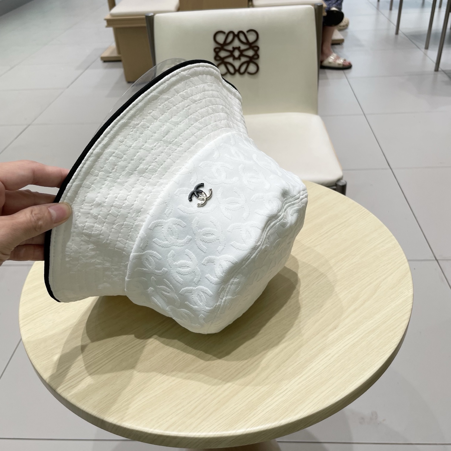 香奈儿CHANEL 新品高定渔夫帽，小香logo经典简约，时尚休闲设计 跑量新品