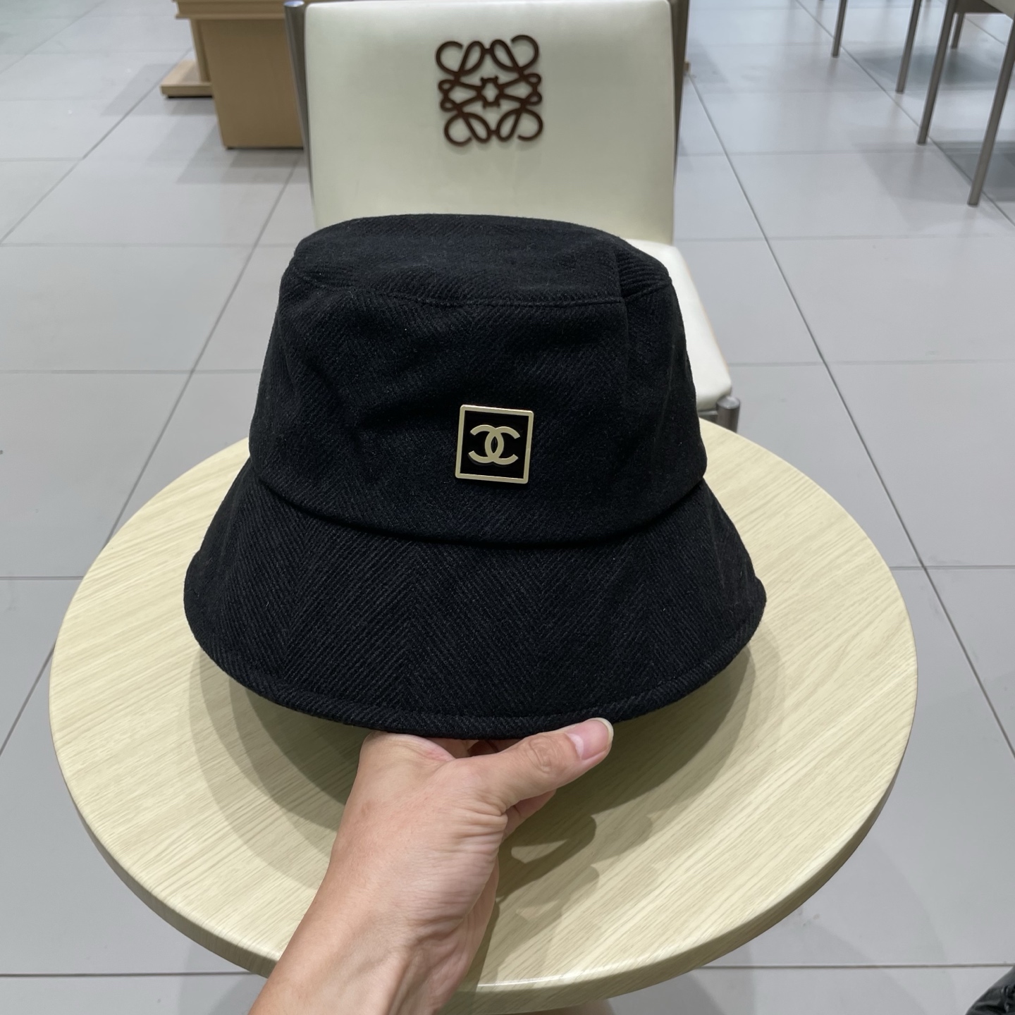  chanel香奈儿2025新款秋款做旧复古百搭遮阳渔夫帽大头围显脸小防晒盆帽