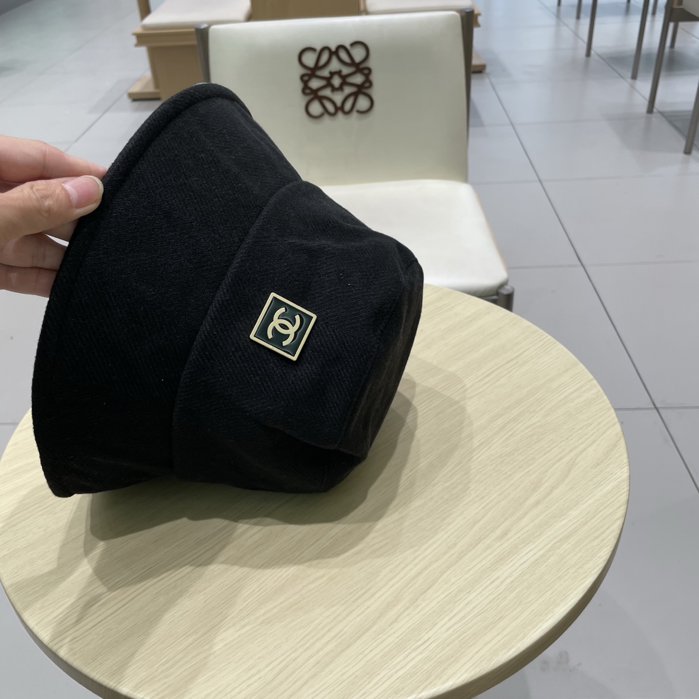  chanel香奈儿2025新款秋款做旧复古百搭遮阳渔夫帽大头围显脸小防晒盆帽