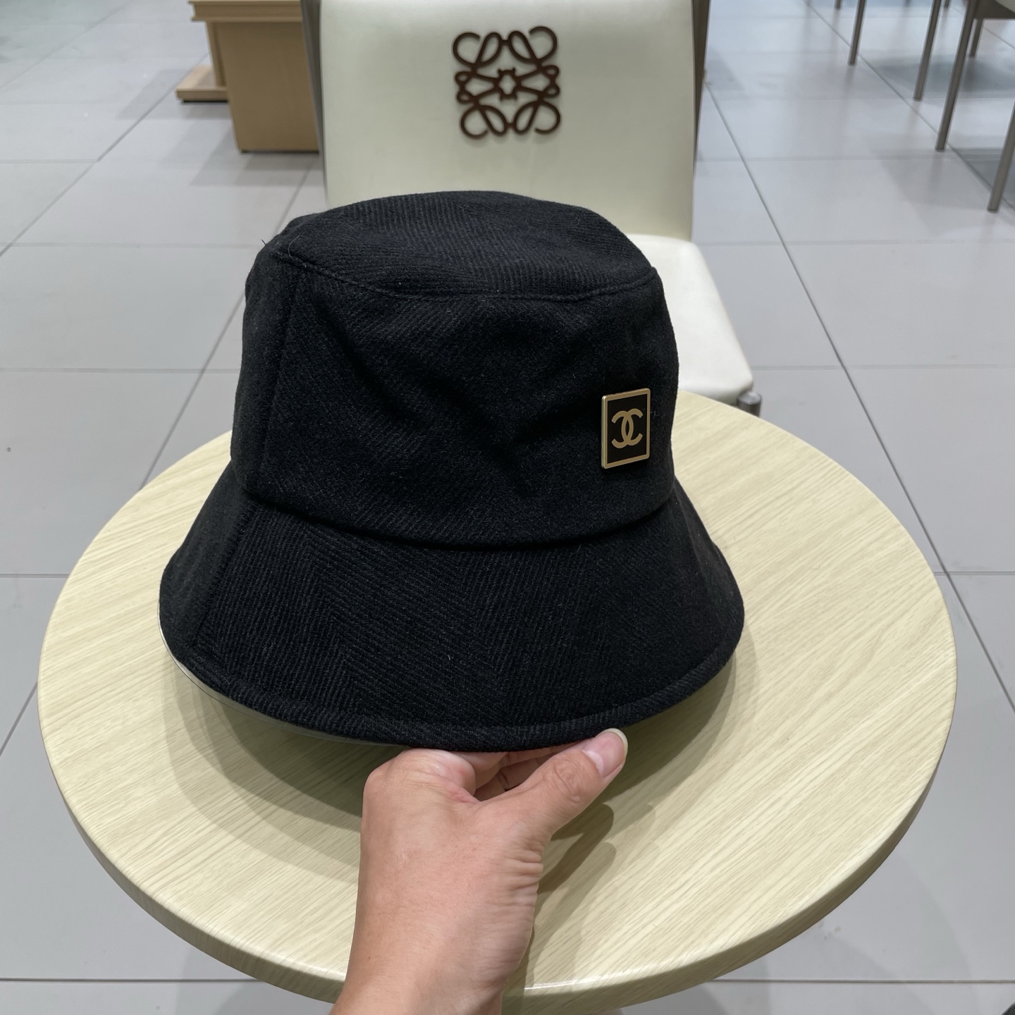  chanel香奈儿2025新款秋款做旧复古百搭遮阳渔夫帽大头围显脸小防晒盆帽