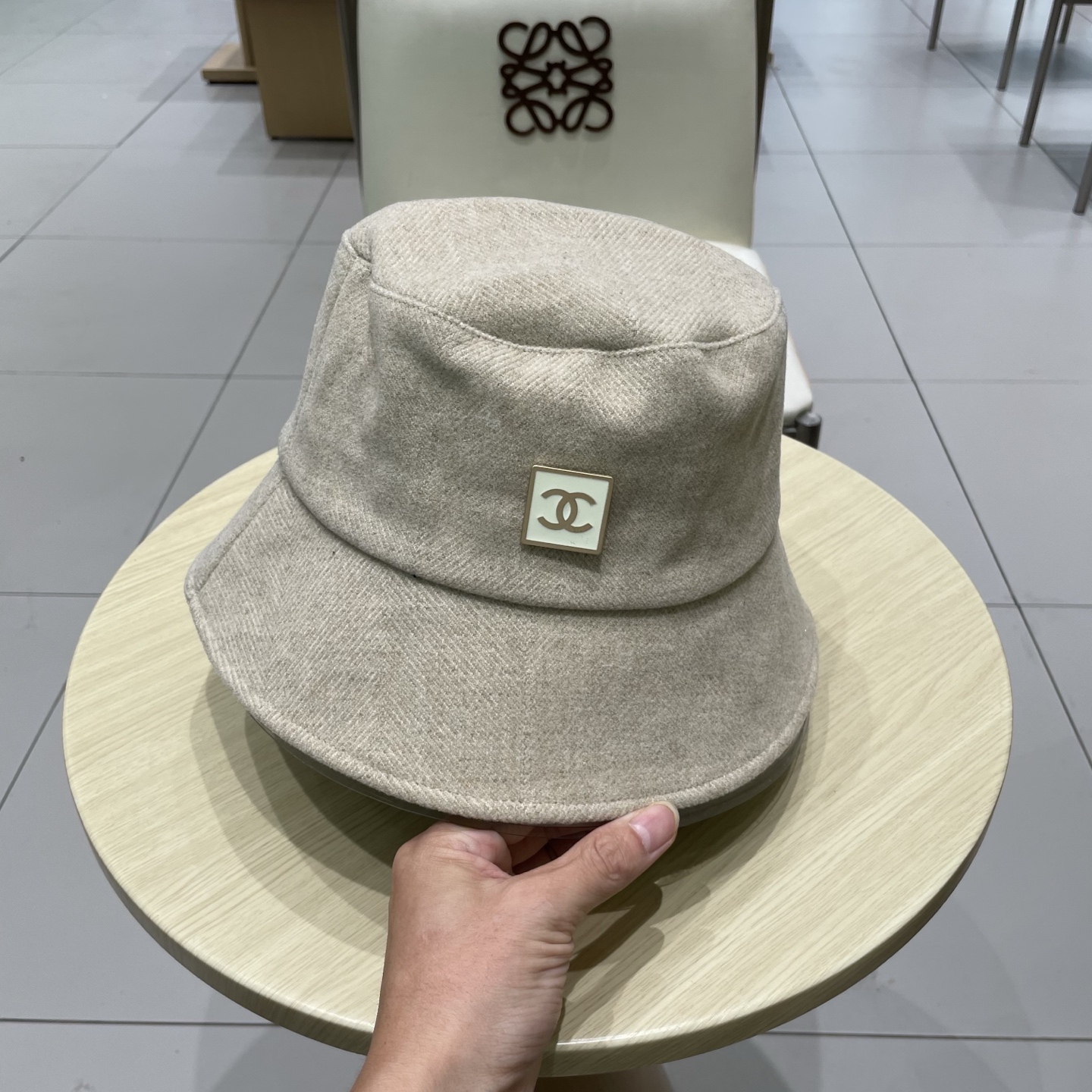  chanel香奈儿2025新款秋款做旧复古百搭遮阳渔夫帽大头围显脸小防晒盆帽