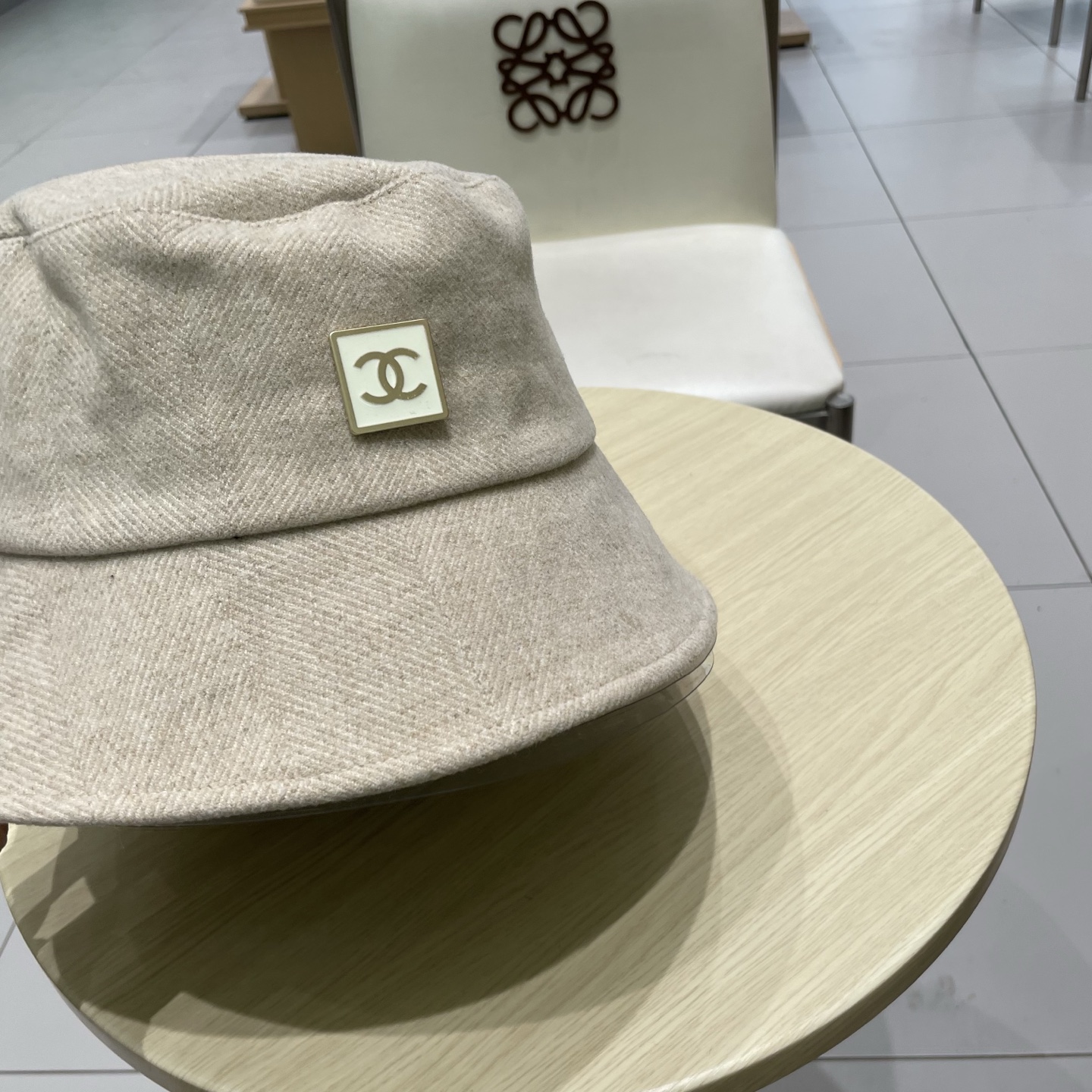  chanel香奈儿2025新款秋款做旧复古百搭遮阳渔夫帽大头围显脸小防晒盆帽