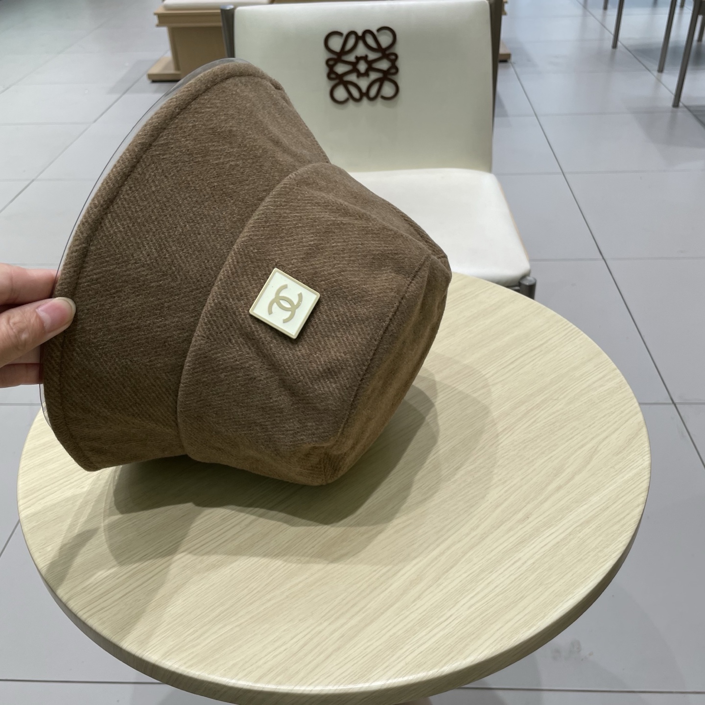  chanel香奈儿2025新款秋款做旧复古百搭遮阳渔夫帽大头围显脸小防晒盆帽