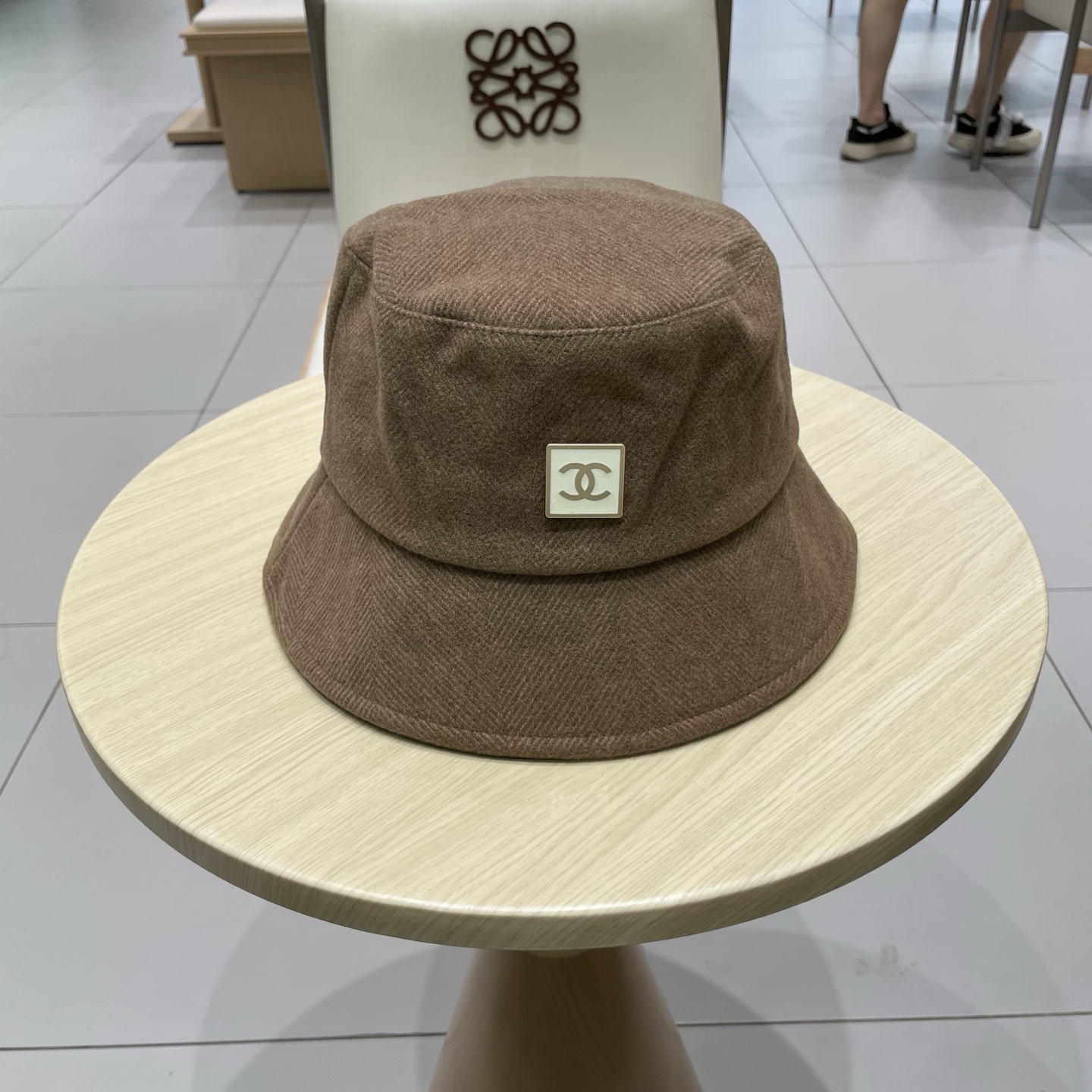  chanel香奈儿2025新款秋款做旧复古百搭遮阳渔夫帽大头围显脸小防晒盆帽