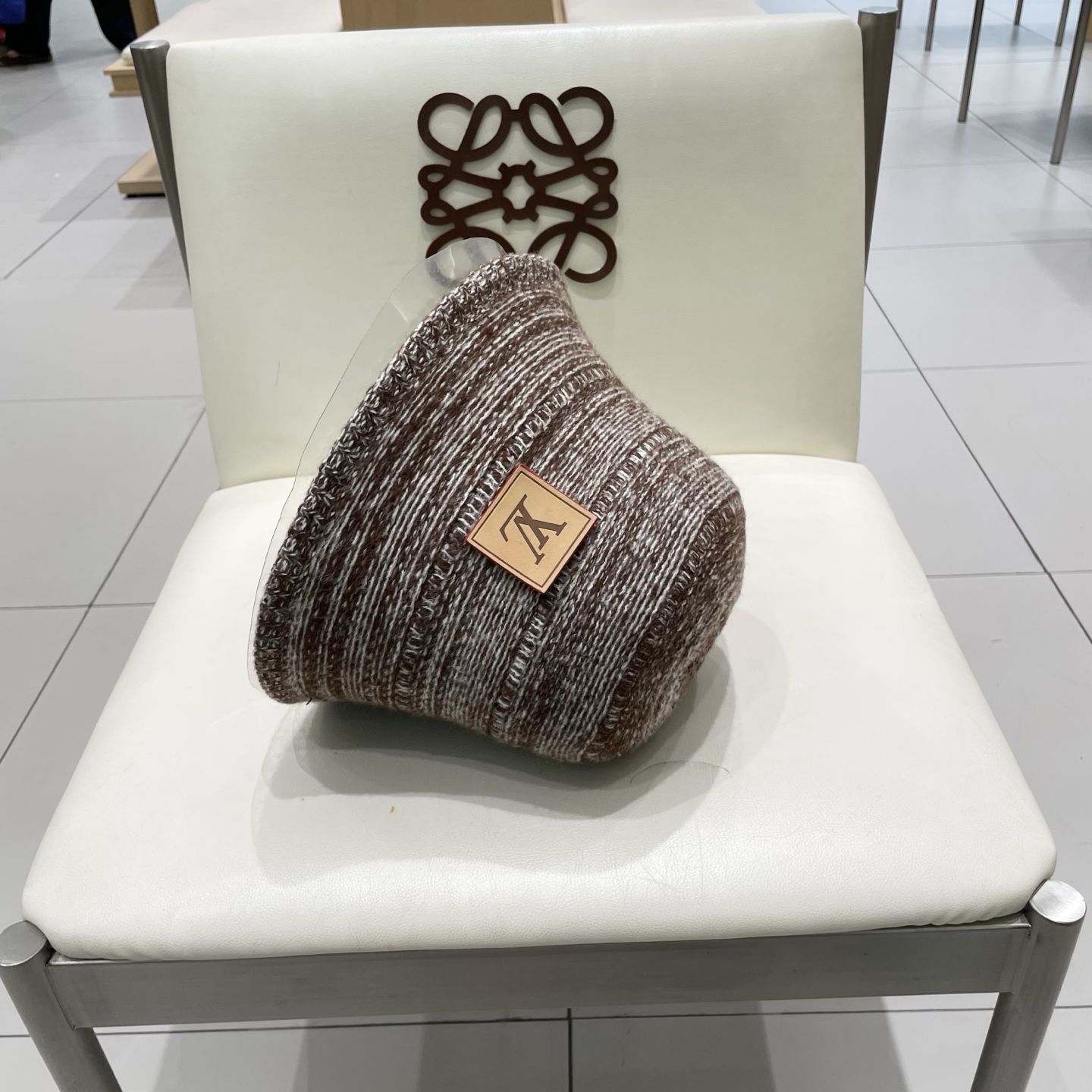  Lv路易威登女款2025秋冬小众混色镂空草编渔夫帽女水桶帽k