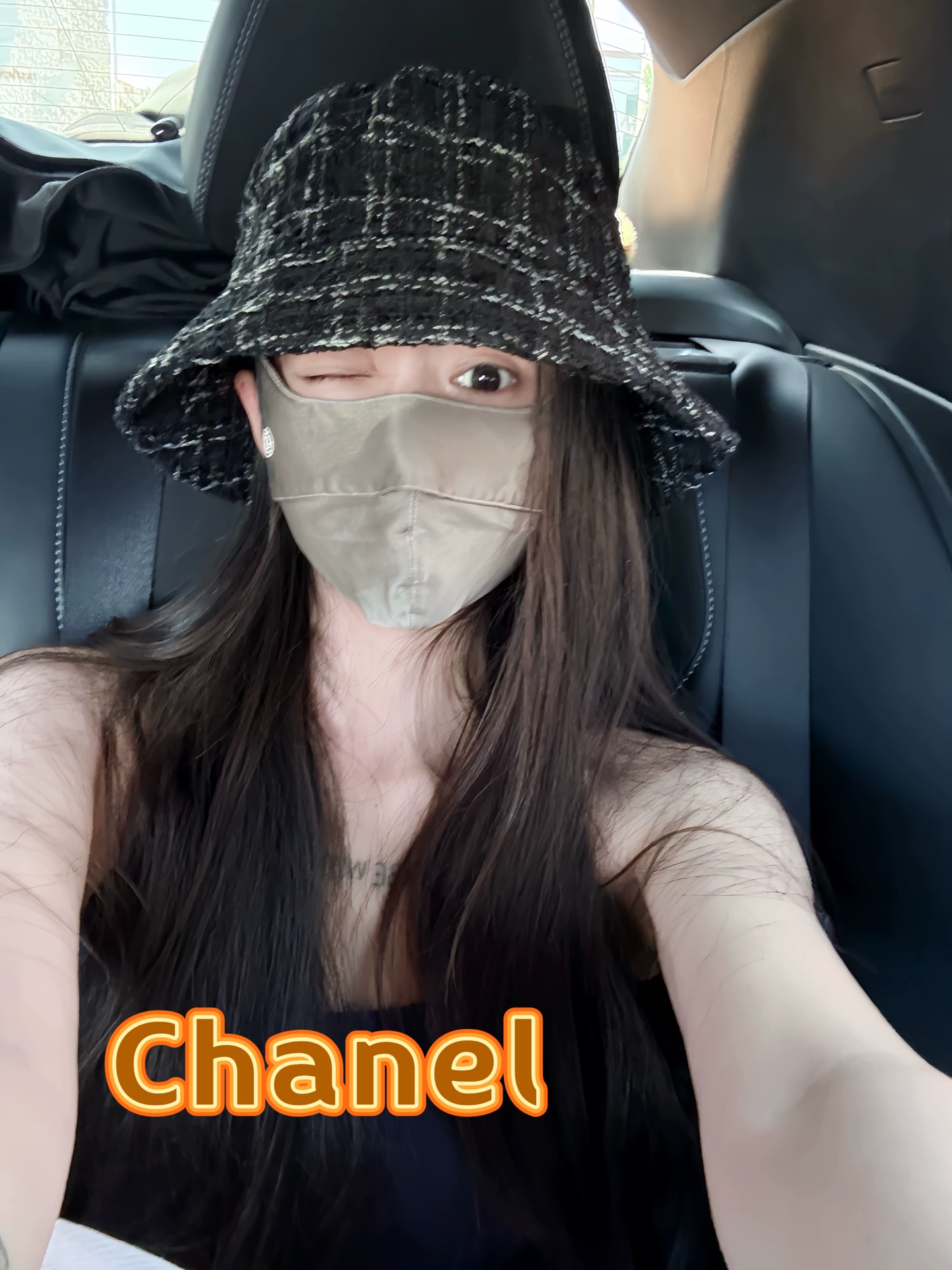  chanel香奈儿高级感渔夫帽子女士2025新款韩版小香风格时尚百搭显脸小遮阳盆帽