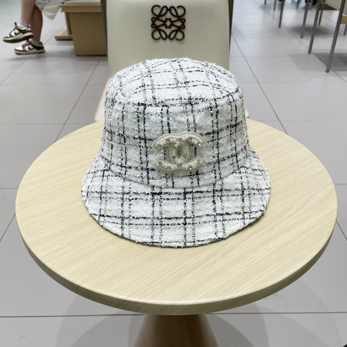  chanel香奈儿高级感渔夫帽子女士2025新款韩版小香风格时尚百搭显脸小遮阳盆帽