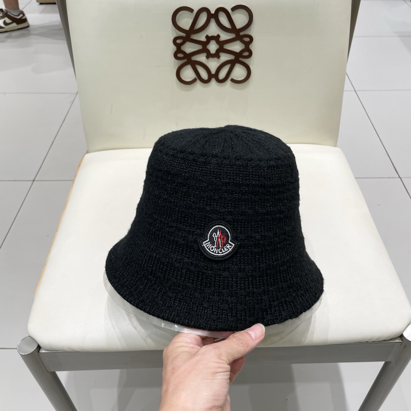  蒙口新款针织秋款渔夫帽，手抓针织帽