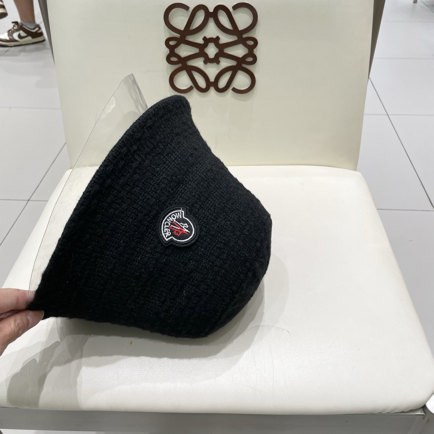  蒙口新款针织秋款渔夫帽，手抓针织帽