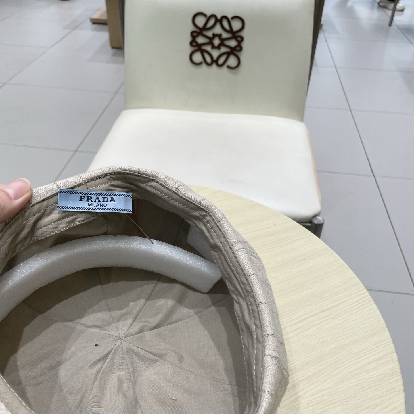  Prada普拉达条纹控贝雷帽复古时髦拿捏八角帽子贝雷帽女新款春秋高品质显脸小