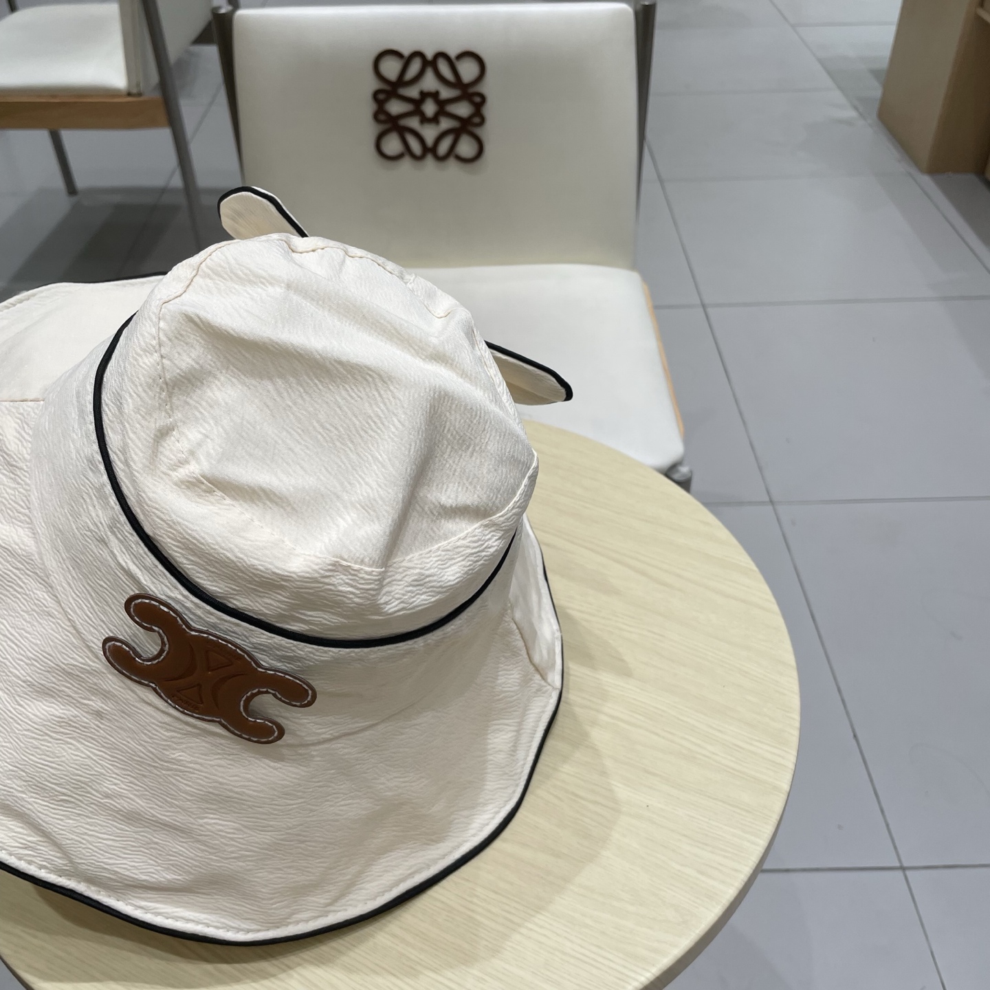  塞琳Celine2025新款渔夫帽女夏季大帽檐遮阳防晒帽子遮脸防紫外线海边太阳帽