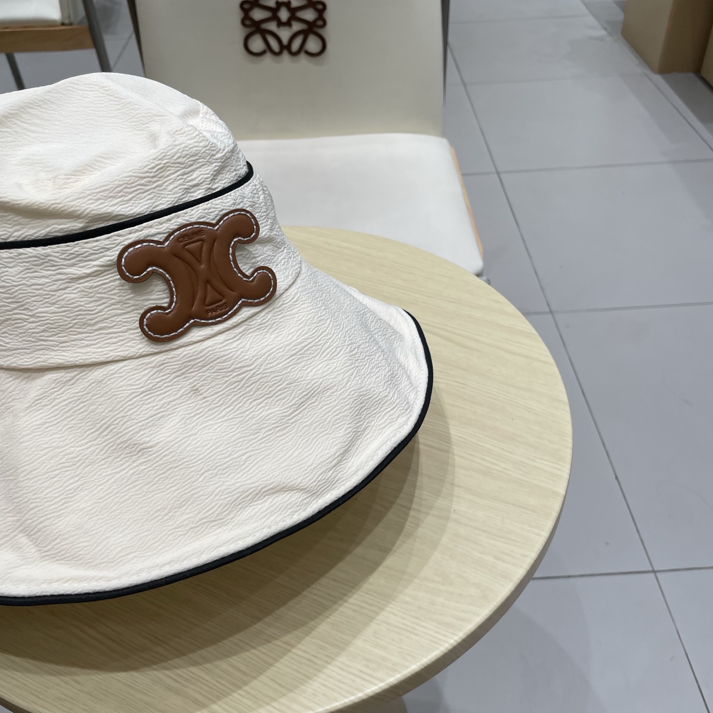  塞琳Celine2025新款渔夫帽女夏季大帽檐遮阳防晒帽子遮脸防紫外线海边太阳帽