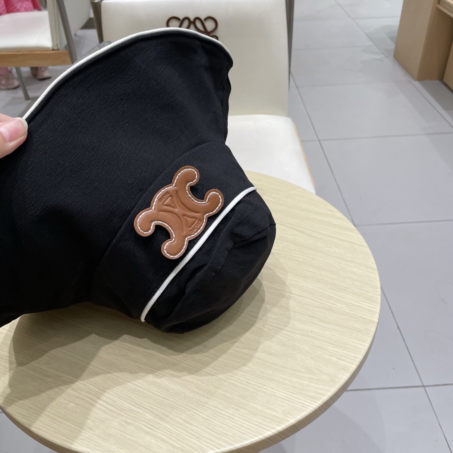  塞琳Celine2025新款渔夫帽女夏季大帽檐遮阳防晒帽子遮脸防紫外线海边太阳帽