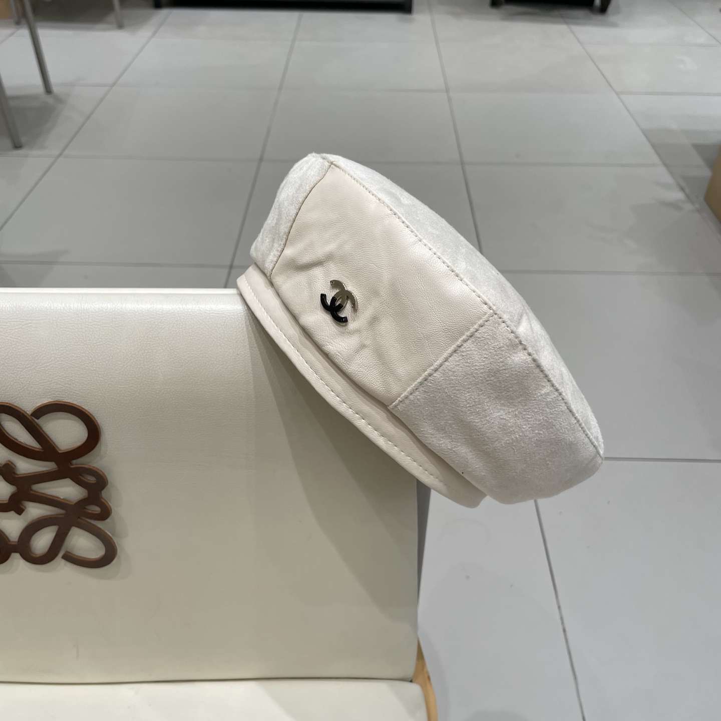  chanel香奈儿小蝴蝶结贝雷帽女春夏韩系时尚画家帽英伦气质复古百搭网红帽子潮