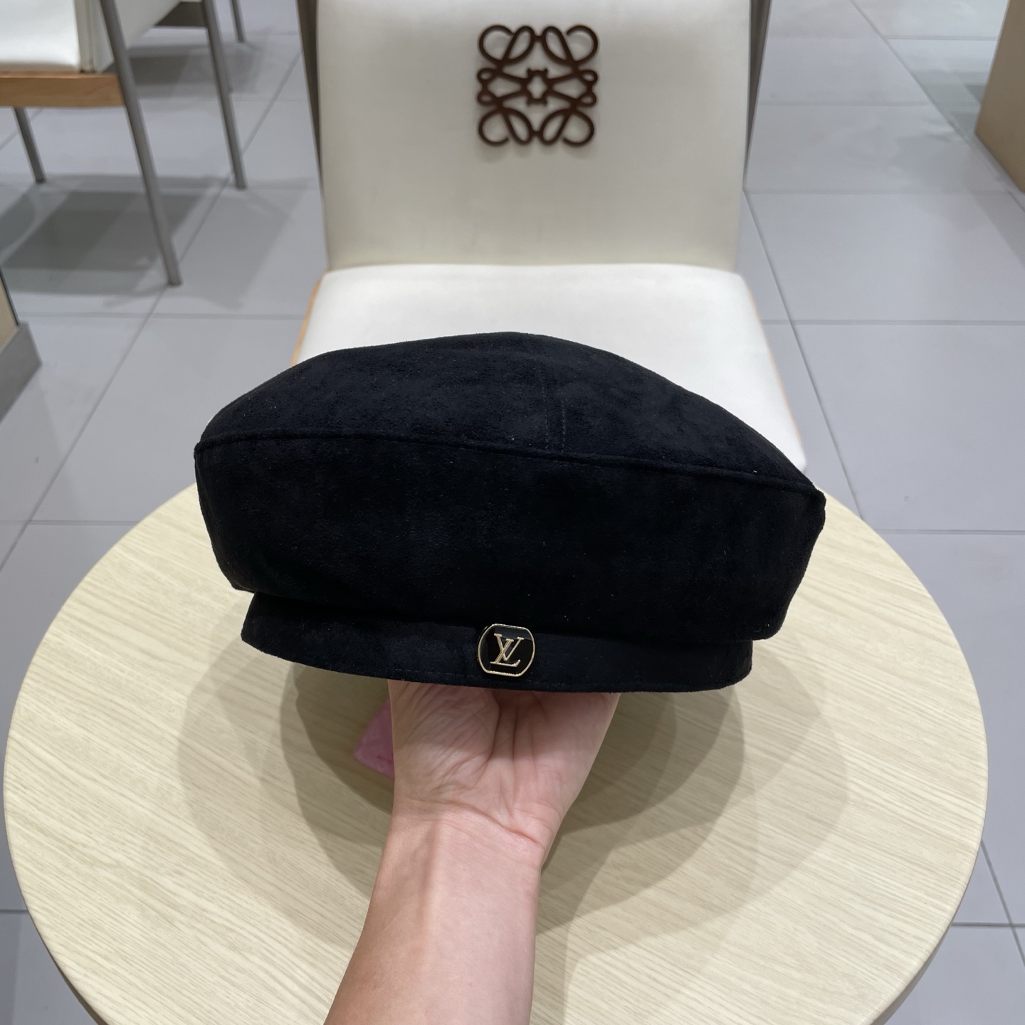  lv路易威登秋冬英伦风复古帽子女韩版贝雷帽新款气质百搭画家帽显脸小南瓜帽