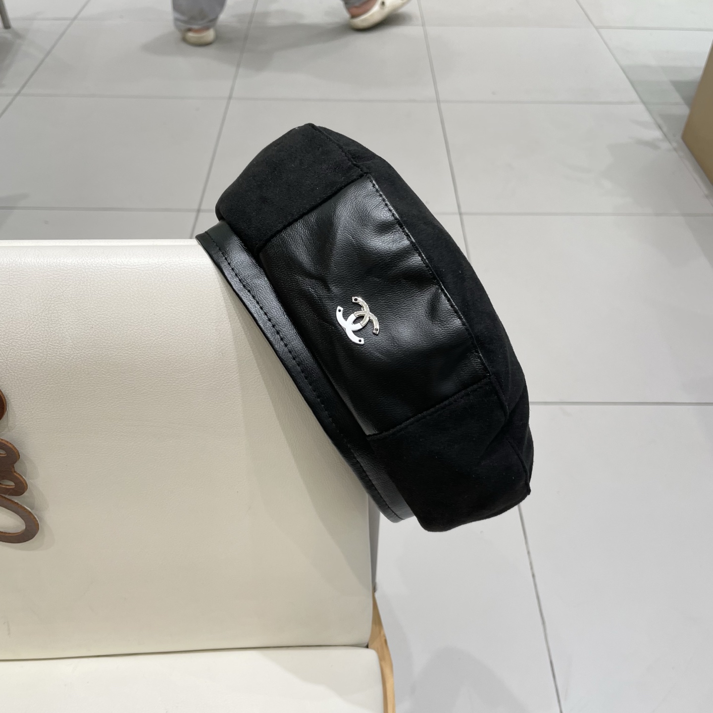  chanel香奈儿贝雷帽女韩版复古小香风黑色画家帽百搭时尚优雅八角帽