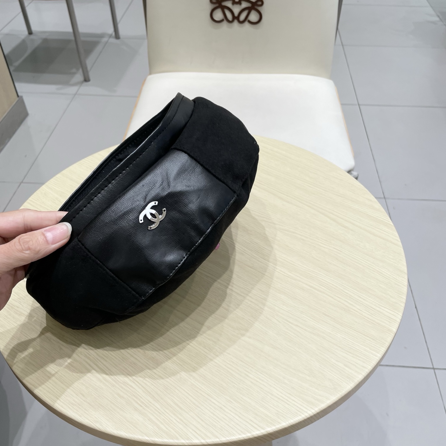  chanel香奈儿贝雷帽女韩版复古小香风黑色画家帽百搭时尚优雅八角帽