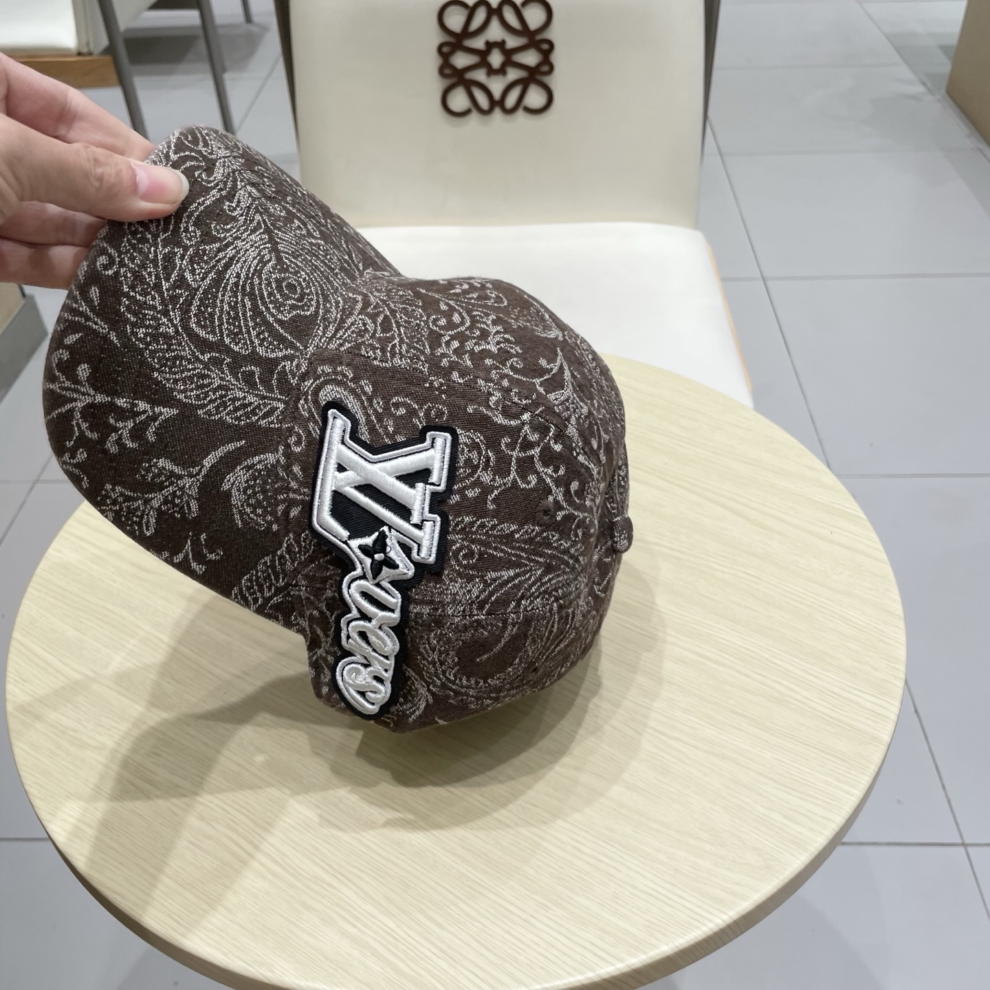  celine塞琳棒球帽暗印花牛仔街拍复古图腾英伦水洗加厚做旧遮阳百搭女式秋季