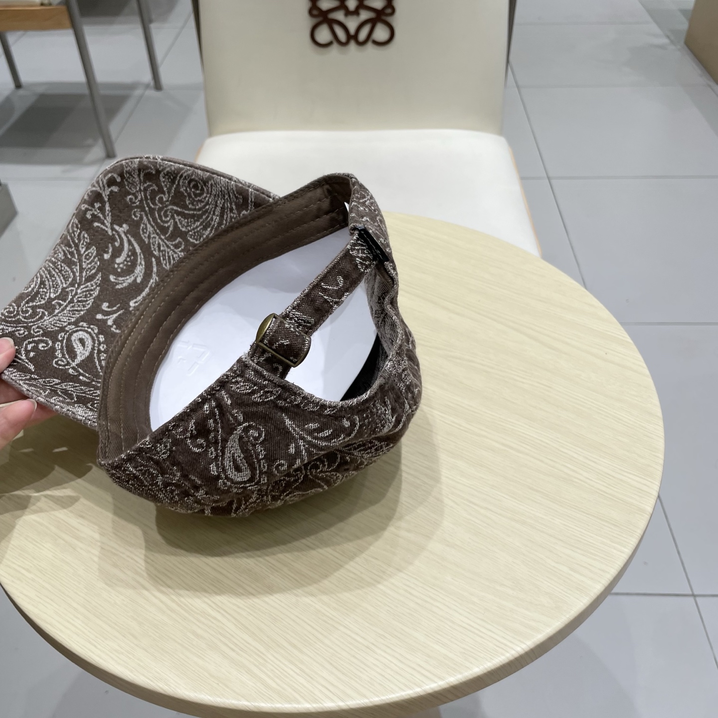  celine塞琳棒球帽暗印花牛仔街拍复古图腾英伦水洗加厚做旧遮阳百搭女式秋季