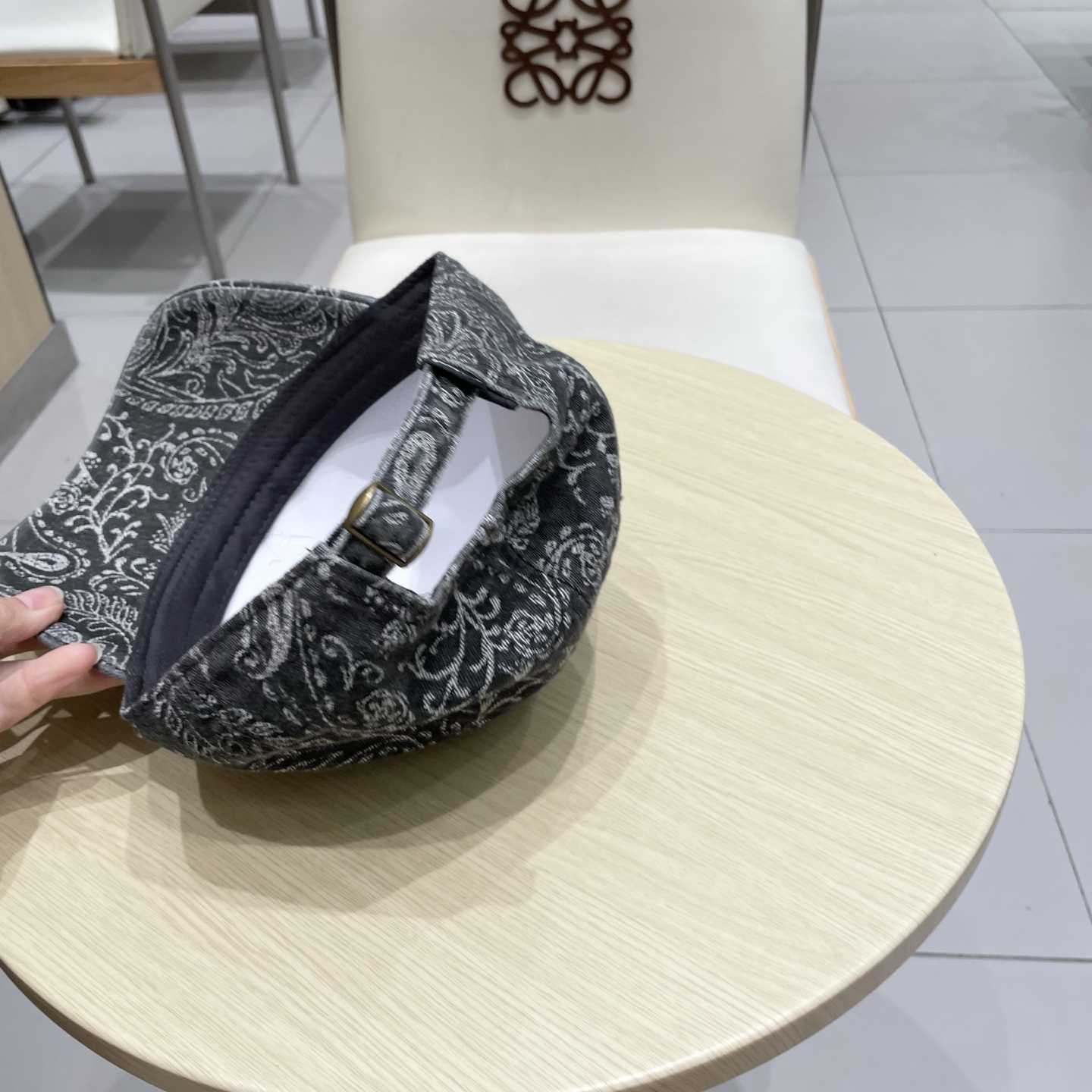  celine塞琳棒球帽暗印花牛仔街拍复古图腾英伦水洗加厚做旧遮阳百搭女式秋季