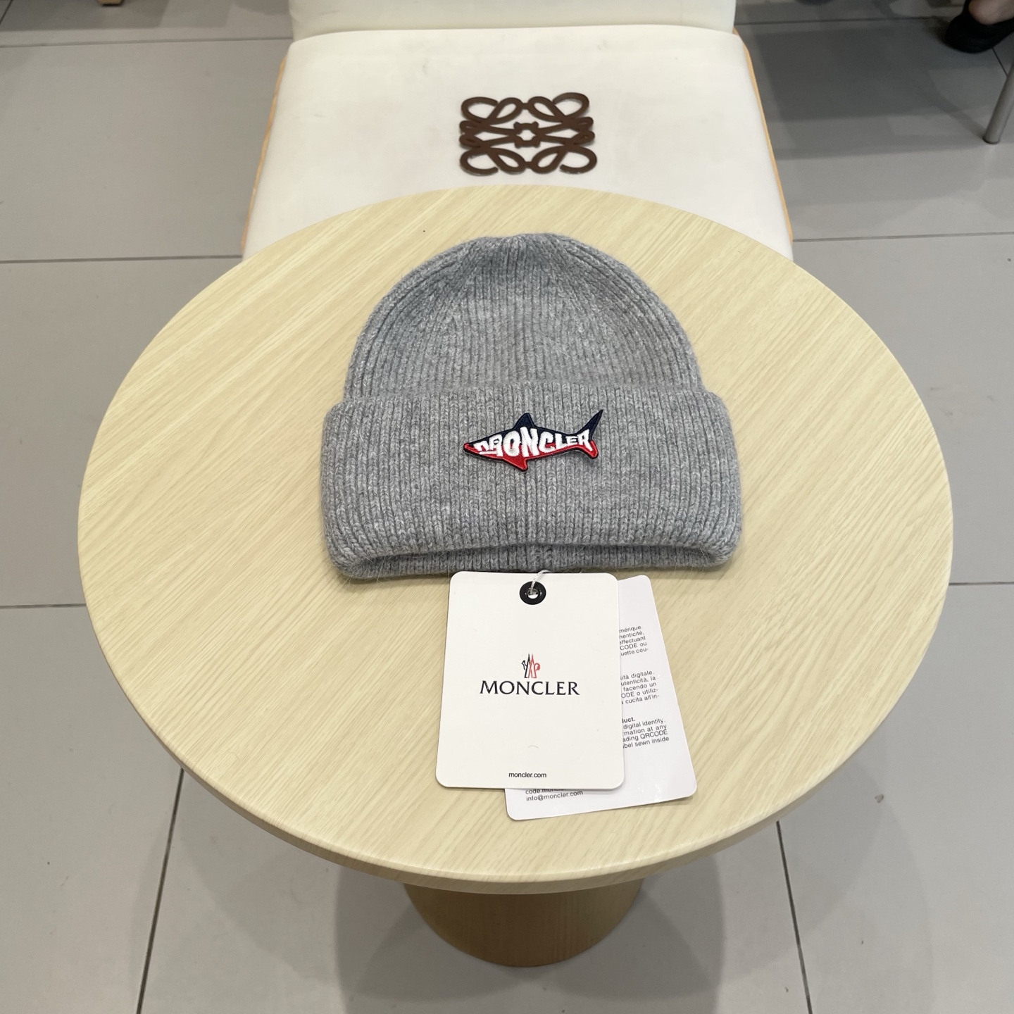 【MONCELER蒙口】2025秋冬新款兔毛毛线帽，设计款男女可戴，出街超好搭配！