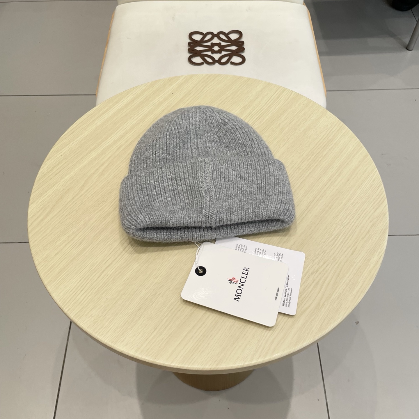 【MONCELER蒙口】2025秋冬新款兔毛毛线帽，设计款男女可戴，出街超好搭配！