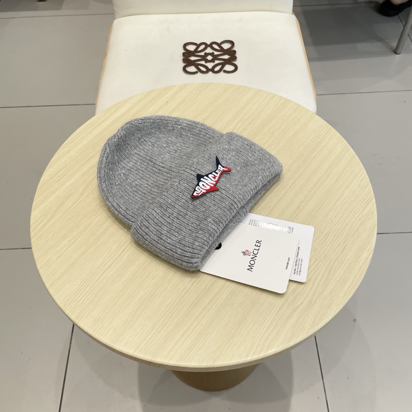 【MONCELER蒙口】2025秋冬新款兔毛毛线帽，设计款男女可戴，出街超好搭配！