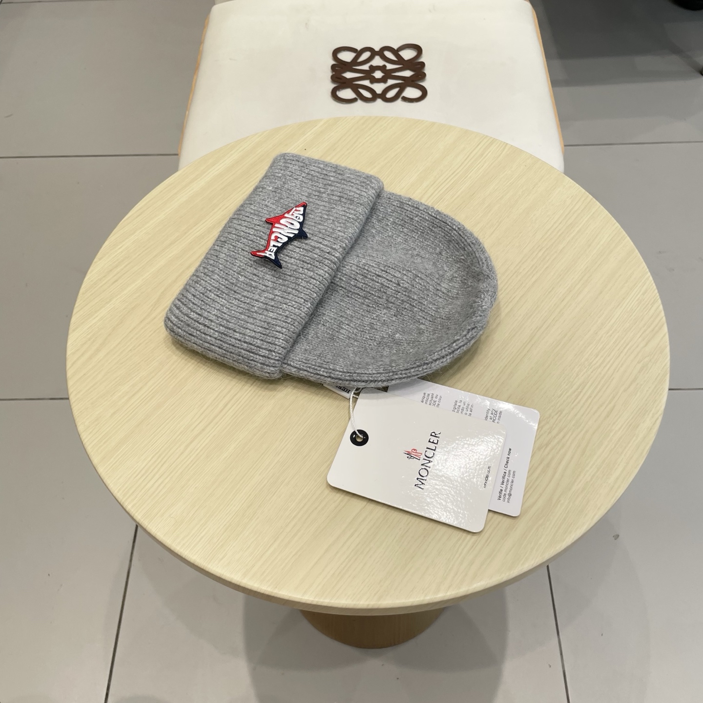 【MONCELER蒙口】2025秋冬新款兔毛毛线帽，设计款男女可戴，出街超好搭配！