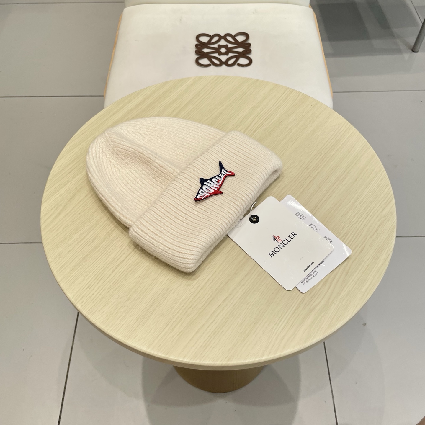 【MONCELER蒙口】2025秋冬新款兔毛毛线帽，设计款男女可戴，出街超好搭配！