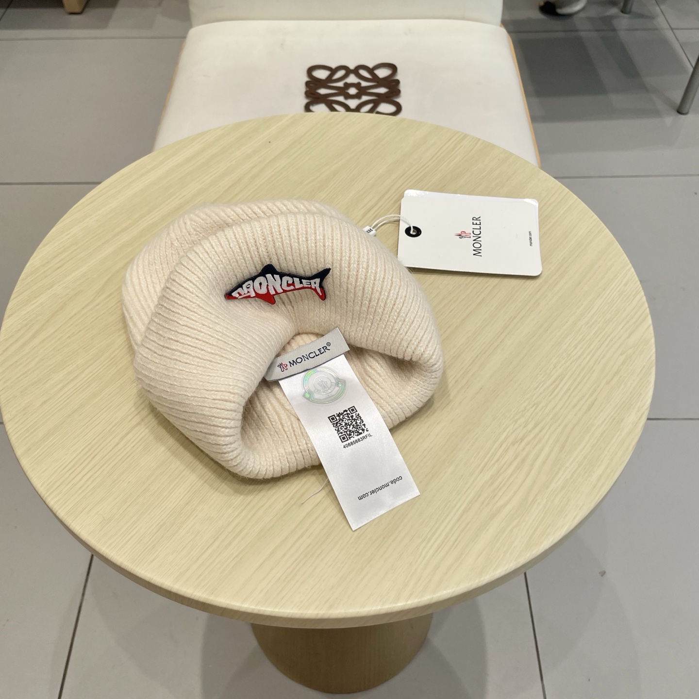 【MONCELER蒙口】2025秋冬新款兔毛毛线帽，设计款男女可戴，出街超好搭配！