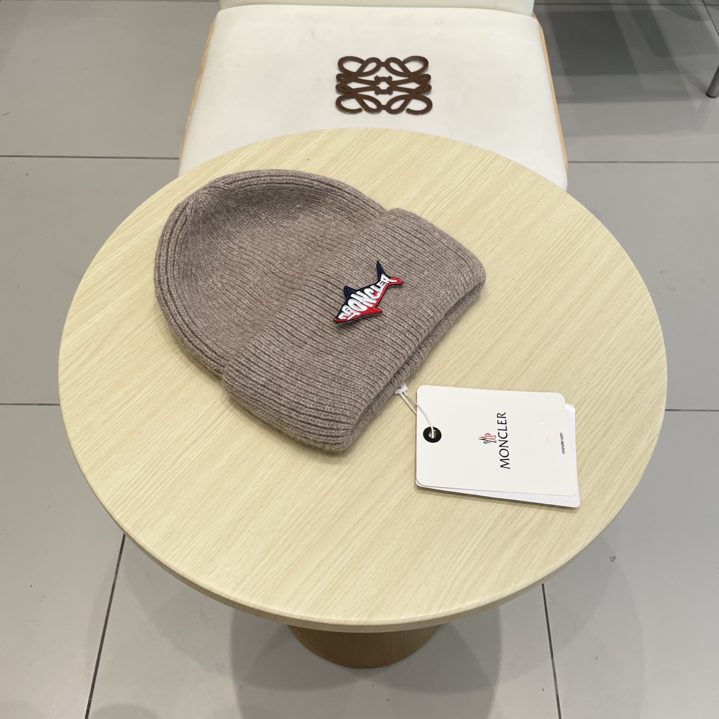 【MONCELER蒙口】2025秋冬新款兔毛毛线帽，设计款男女可戴，出街超好搭配！