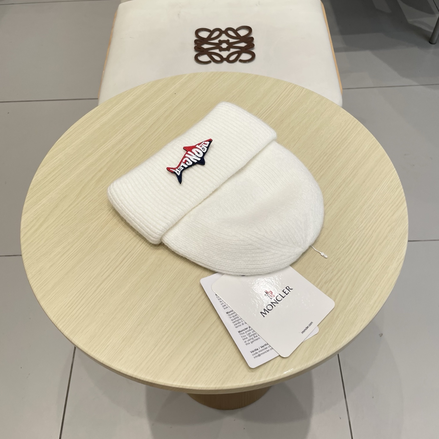 【MONCELER蒙口】2025秋冬新款兔毛毛线帽，设计款男女可戴，出街超好搭配！