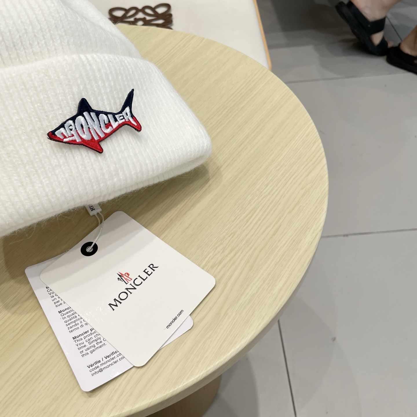 【MONCELER蒙口】2025秋冬新款兔毛毛线帽，设计款男女可戴，出街超好搭配！