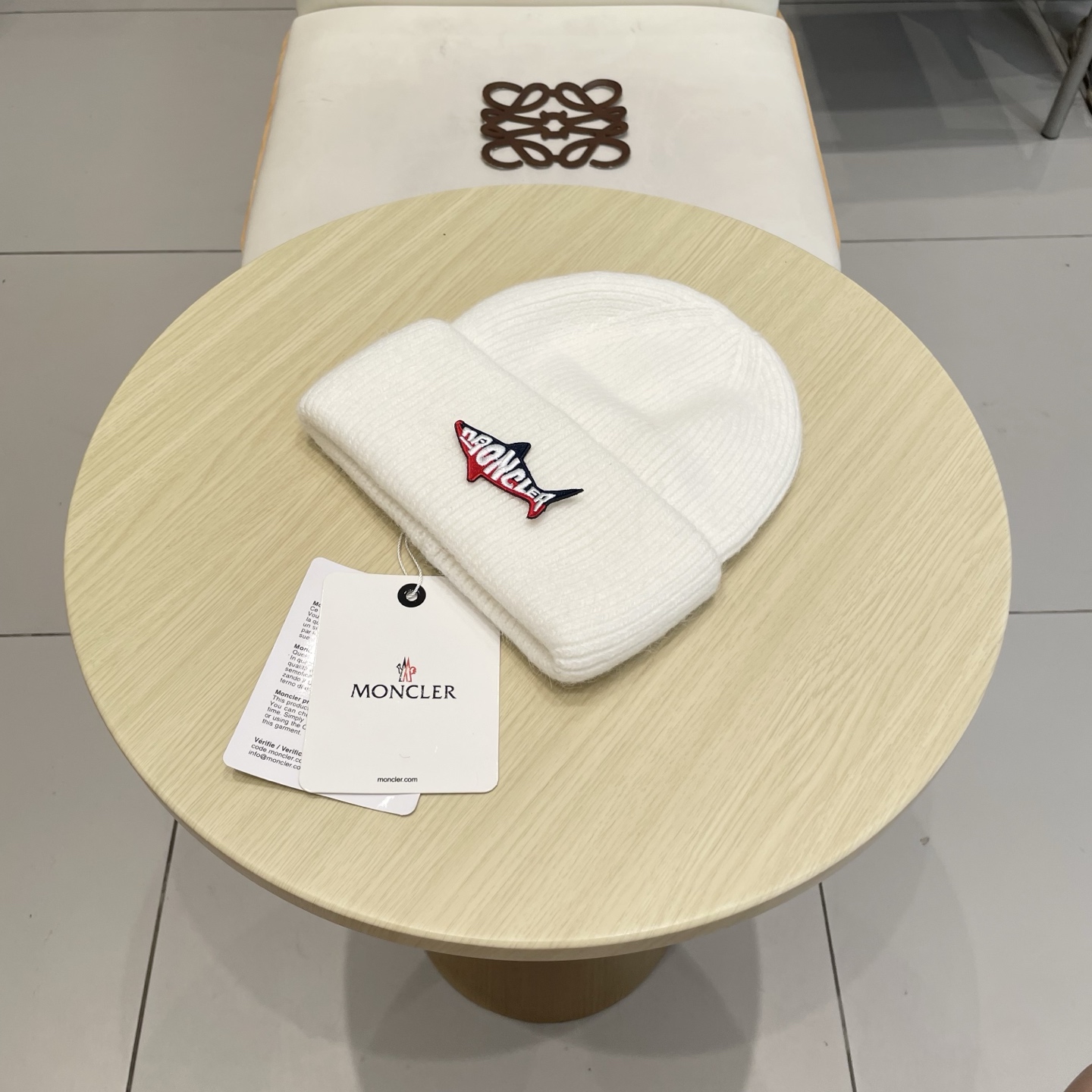 【MONCELER蒙口】2025秋冬新款兔毛毛线帽，设计款男女可戴，出街超好搭配！