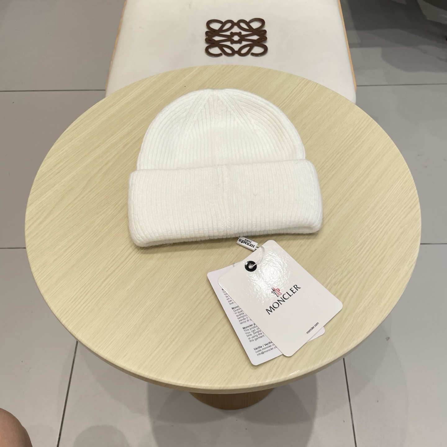 【MONCELER蒙口】2025秋冬新款兔毛毛线帽，设计款男女可戴，出街超好搭配！