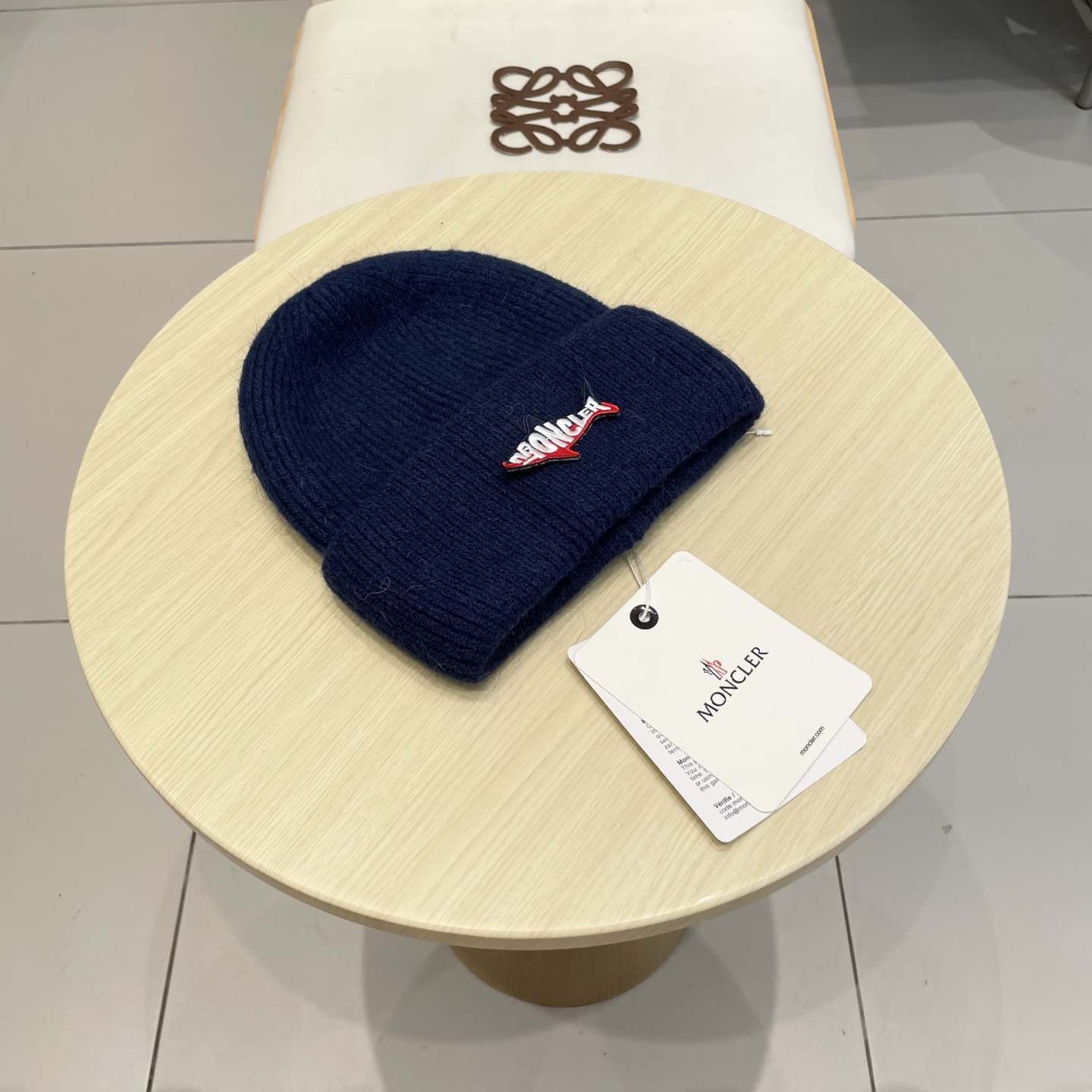 【MONCELER蒙口】2025秋冬新款兔毛毛线帽，设计款男女可戴，出街超好搭配！