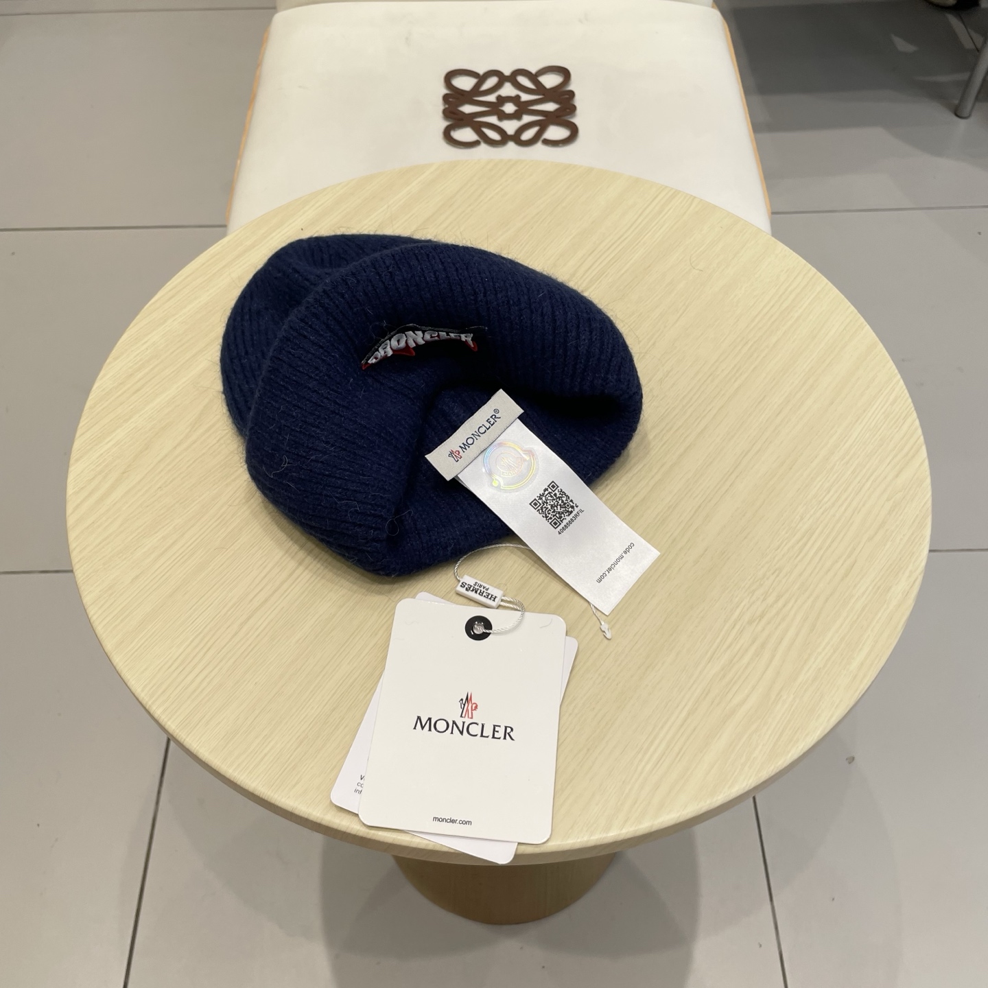 【MONCELER蒙口】2025秋冬新款兔毛毛线帽，设计款男女可戴，出街超好搭配！