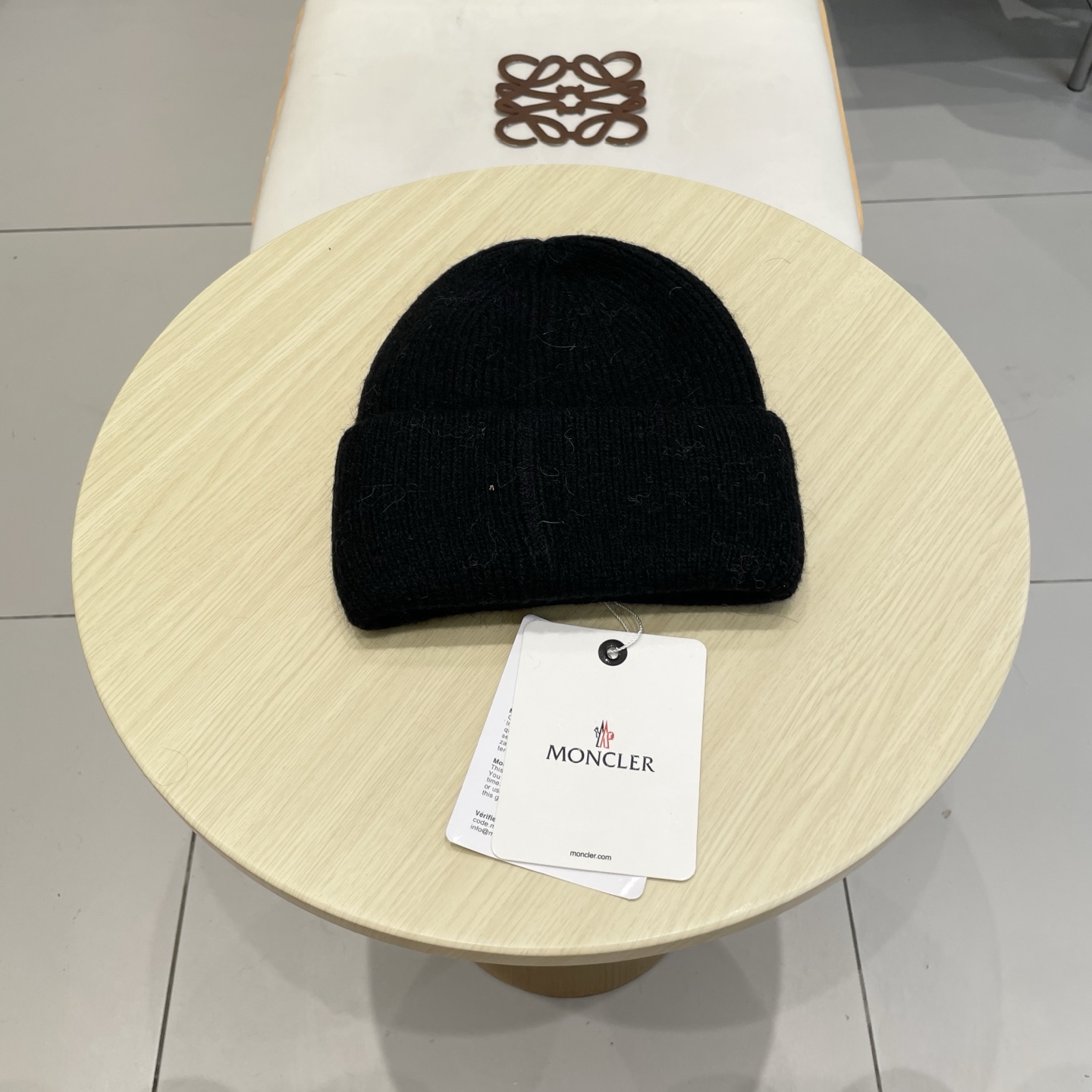 【MONCELER蒙口】2025秋冬新款兔毛毛线帽，设计款男女可戴，出街超好搭配！