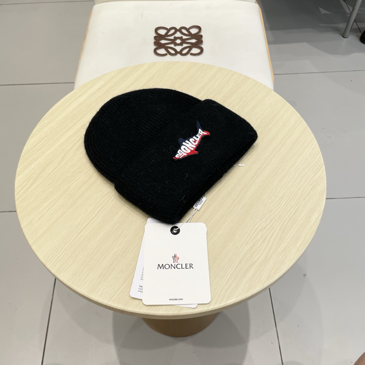 【MONCELER蒙口】2025秋冬新款兔毛毛线帽，设计款男女可戴，出街超好搭配！