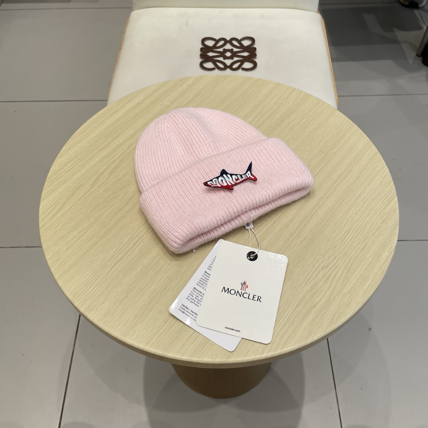 【MONCELER蒙口】2025秋冬新款兔毛毛线帽，设计款男女可戴，出街超好搭配！