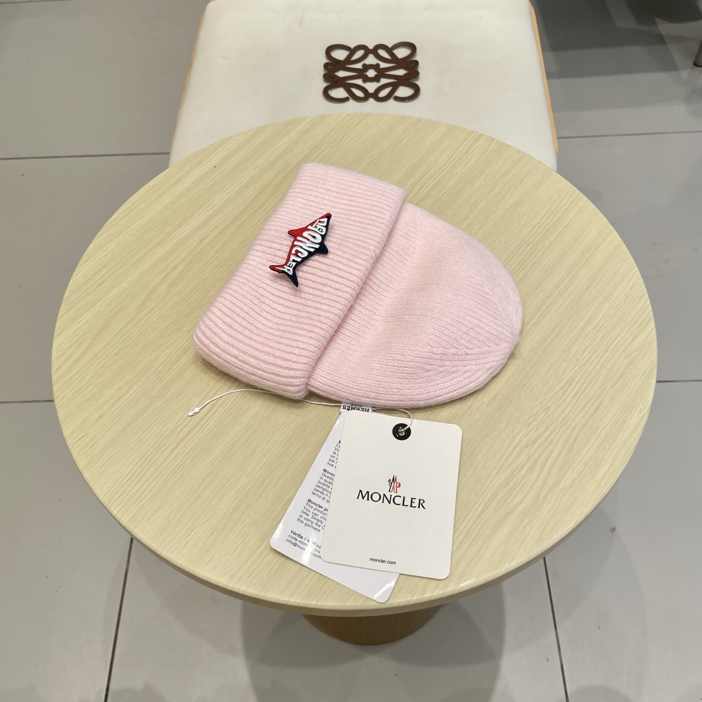 【MONCELER蒙口】2025秋冬新款兔毛毛线帽，设计款男女可戴，出街超好搭配！