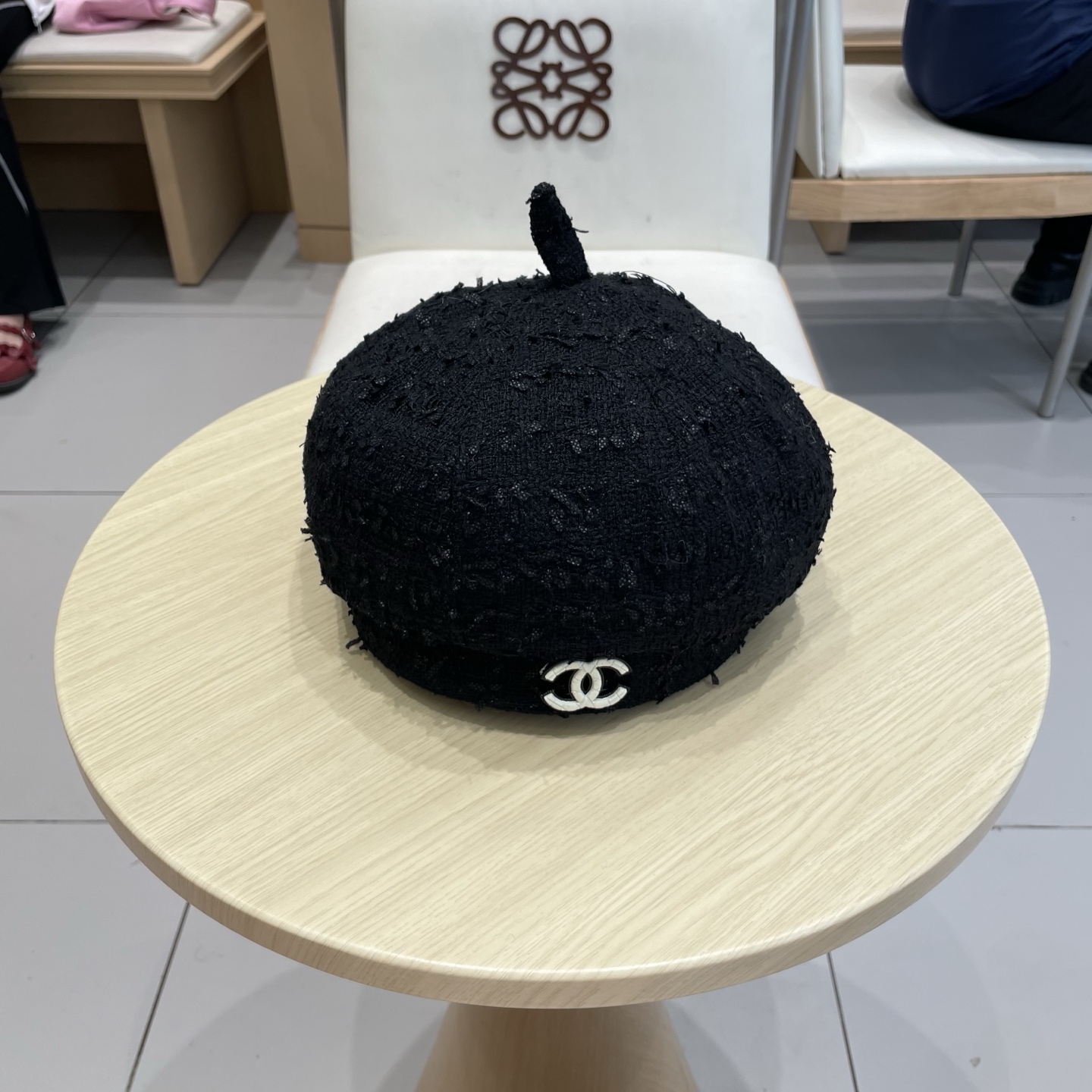  chanel香奈儿小香风贝雷帽女秋款法式优雅百搭显脸小前进帽遮阳渔夫帽名媛帽子