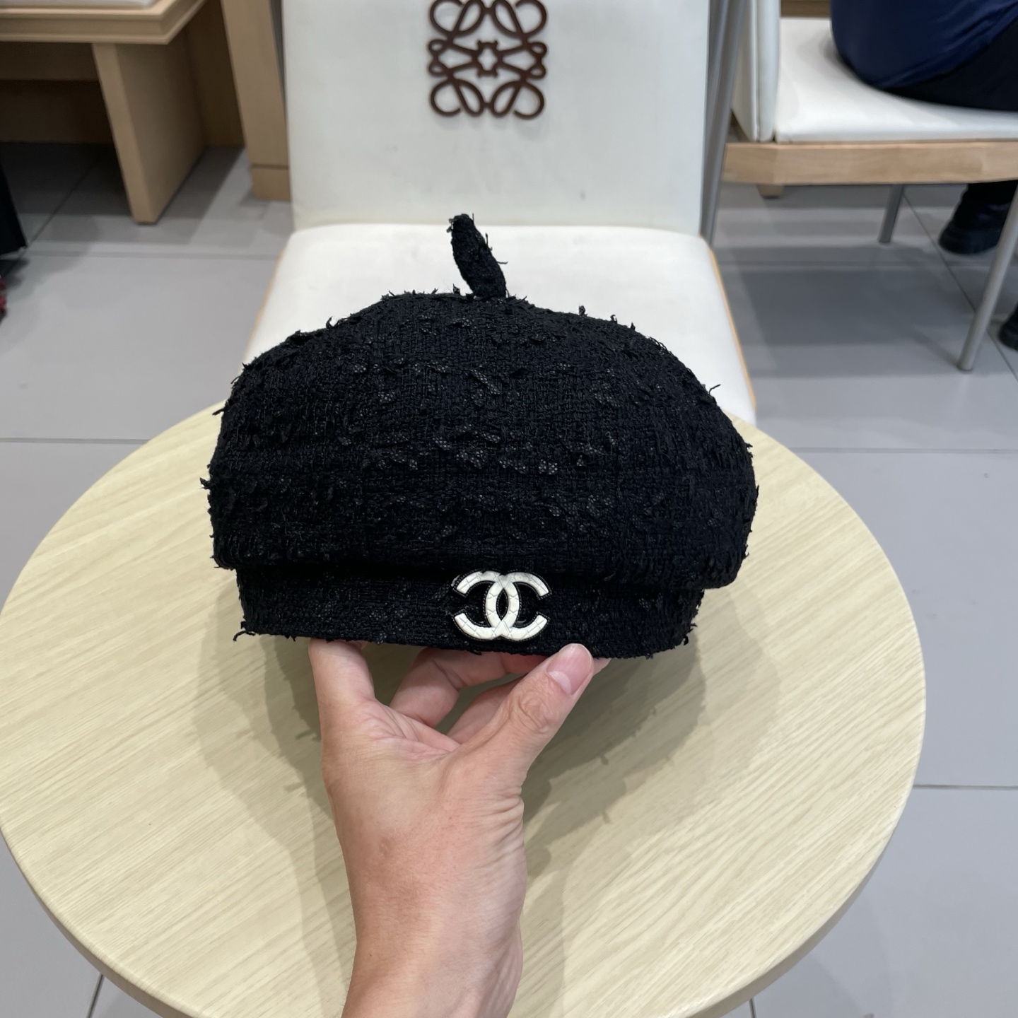  chanel香奈儿小香风贝雷帽女秋款法式优雅百搭显脸小前进帽遮阳渔夫帽名媛帽子