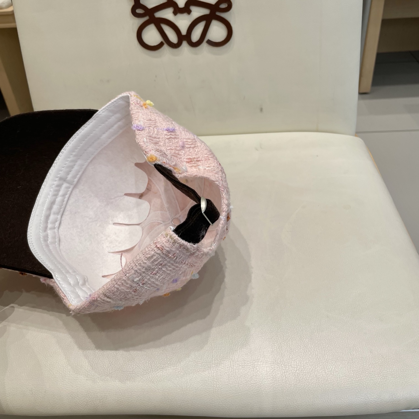  蒙口【MONCELER早秋新款简约网格纹棒球帽女网眼透气遮阳帽时尚百搭鸭舌帽潮男