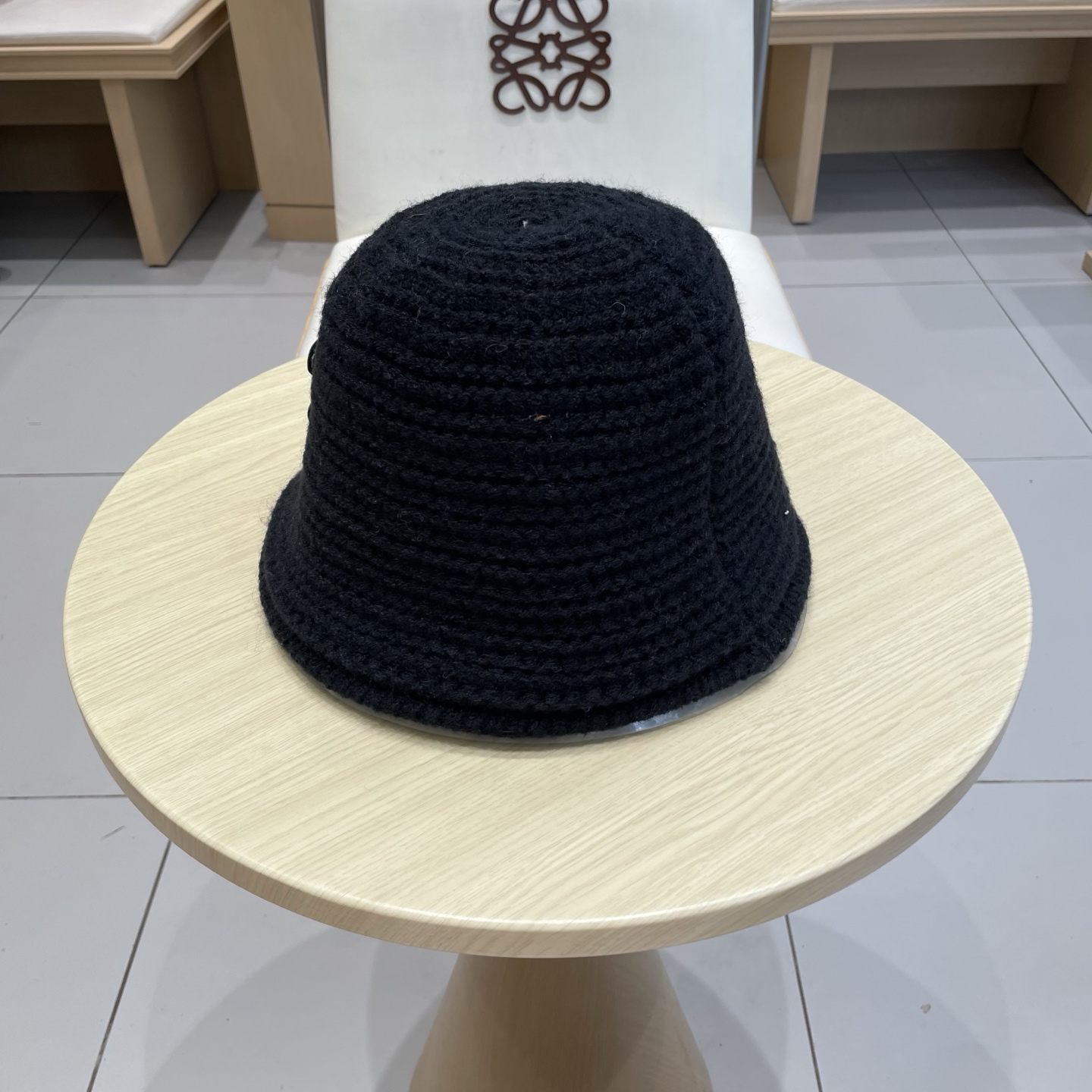  塞琳celine针织渔夫帽子女2025新款百搭盆帽显脸小大头围秋冬毛线水桶帽