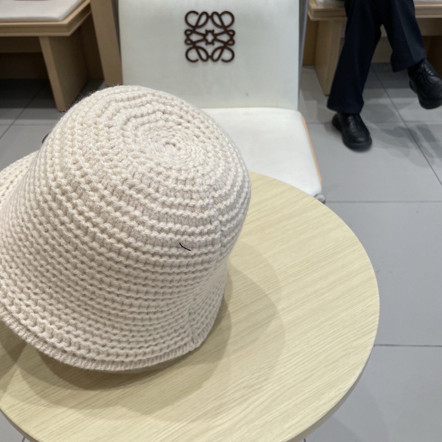  塞琳celine针织渔夫帽子女2025新款百搭盆帽显脸小大头围秋冬毛线水桶帽