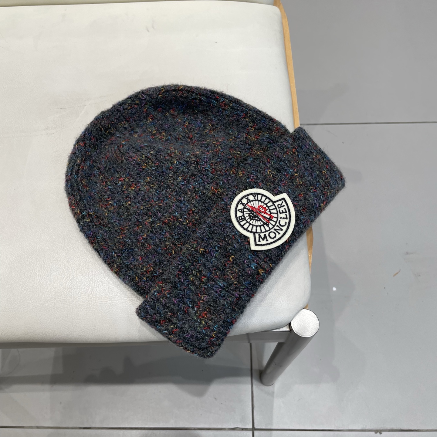    蒙口【MONCELER新款秋冬季大帽围户外保暖护耳冷帽毛线帽子女