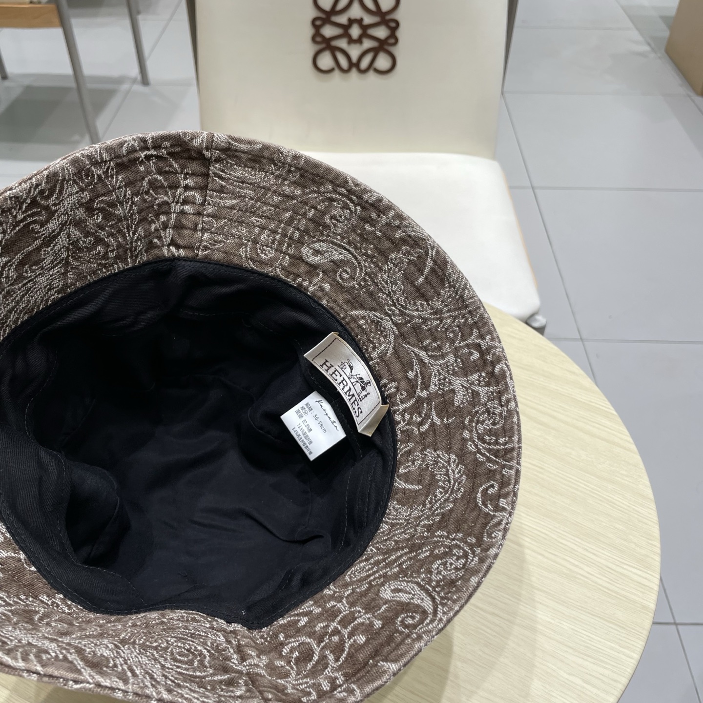 新款出货 HERMÈS (爱马仕暗印花牛仔渔夫帽街拍复古图腾英伦水洗加厚做旧遮阳百搭女式秋季