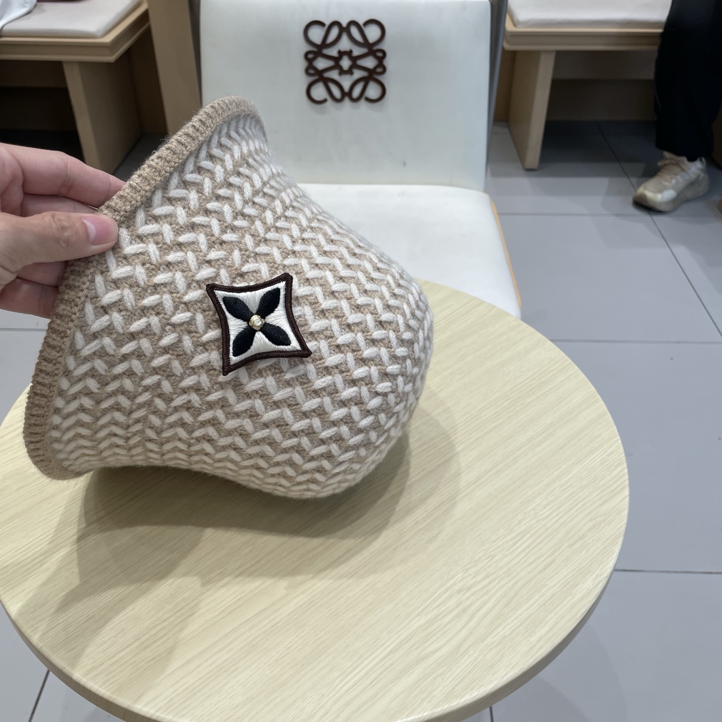 🧢路易威登棒球帽 LouisVuitton😍新款毛线帽，针织渔夫帽，手抓帽