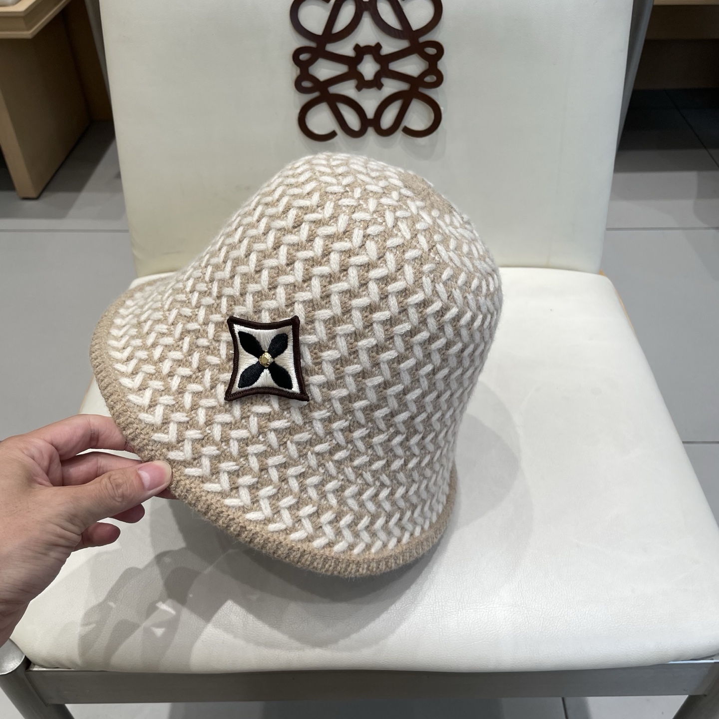 🧢路易威登棒球帽 LouisVuitton😍新款毛线帽，针织渔夫帽，手抓帽